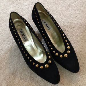 Vintage studded Escada heels